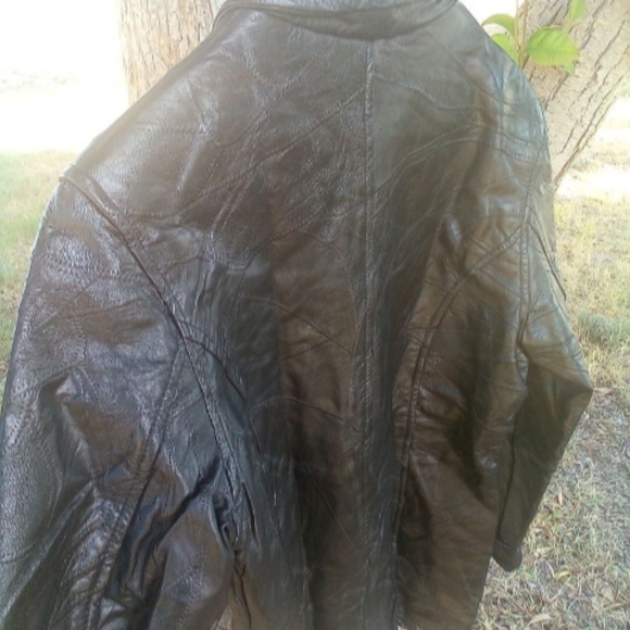 Leather Works Men's Leather Jacket Size XL - Picture 3 of 8